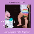 cloth potty training pants - rainbow