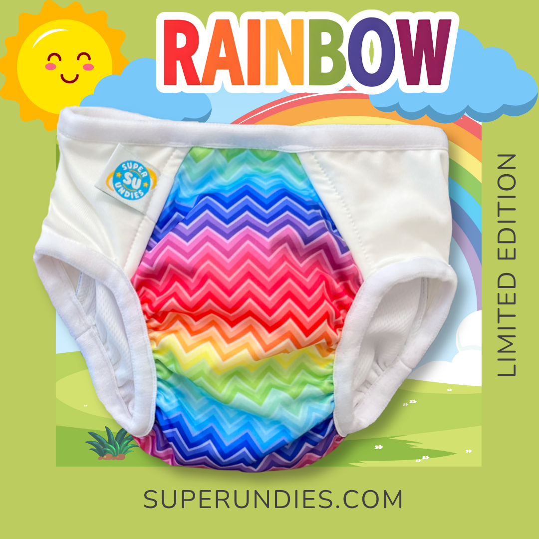 rainbow cloth potty training pants