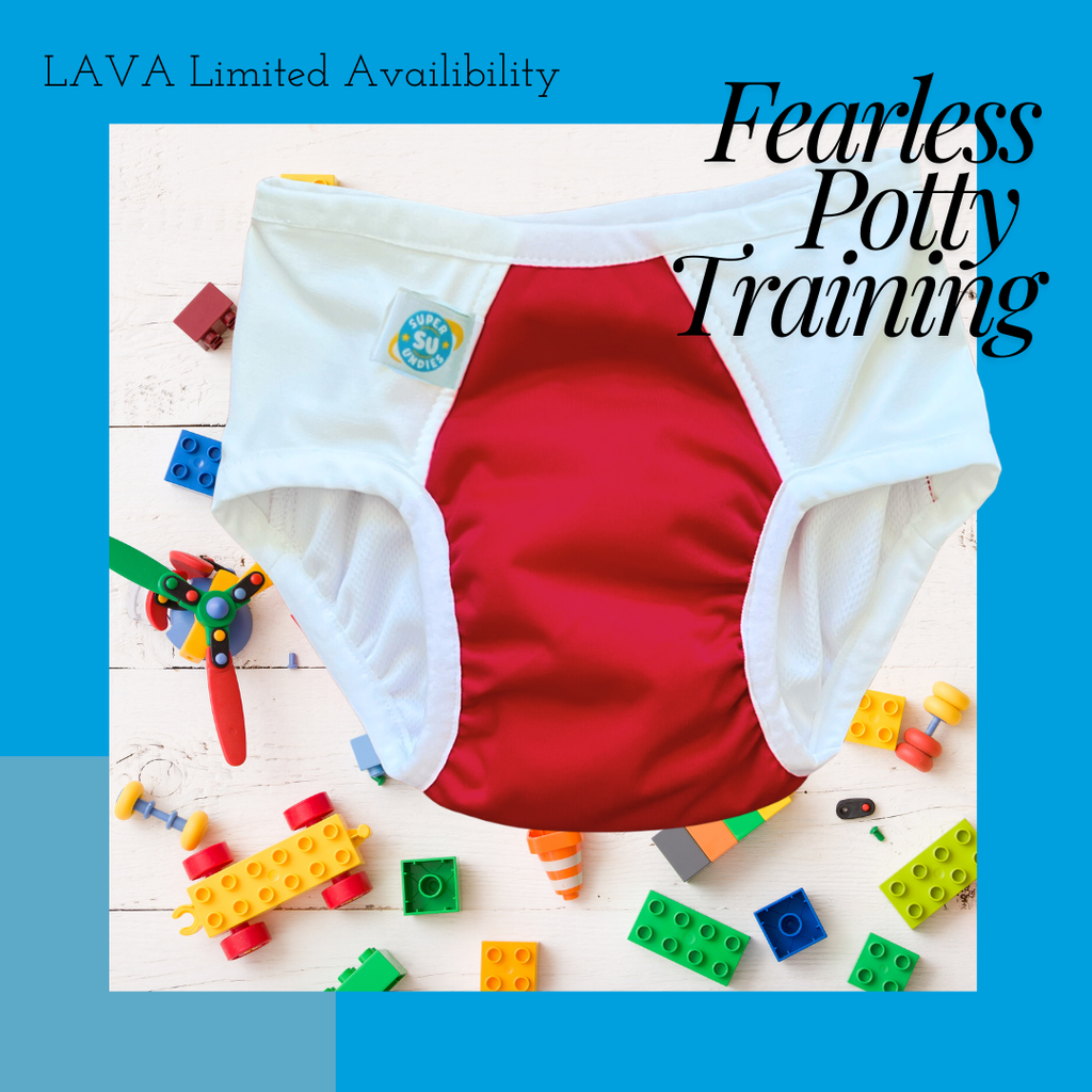 Super Undies Fearless Potty Training Pants for toddlers - Red