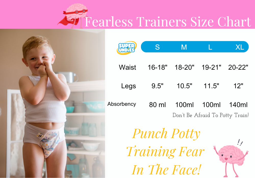 Red Potty Training Pants - Fearless Trainers